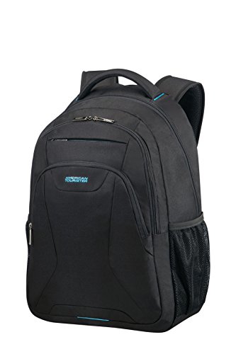 AMERICAN TOURISTER AT Work - Mochila para portátil 13.3"-14.1", 46 cm, 20.5 liters, Negro