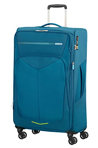 American Tourister Summerfunk Equipaje de Mano, 79 centimetros, 119 litros, Turquesa (Teal)