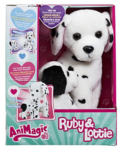 Animagic- Disney Ruby & Lottie, Color Blanco con Manchas (31189)