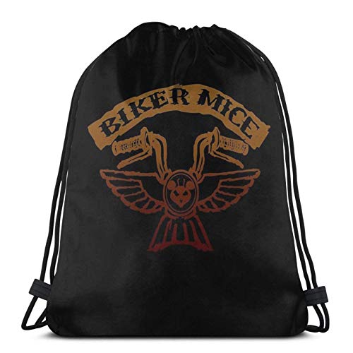 AOOEDM Biker Mice From Mars Mochila deportiva Mochila con cordón Bolsa de gimnasio Saco