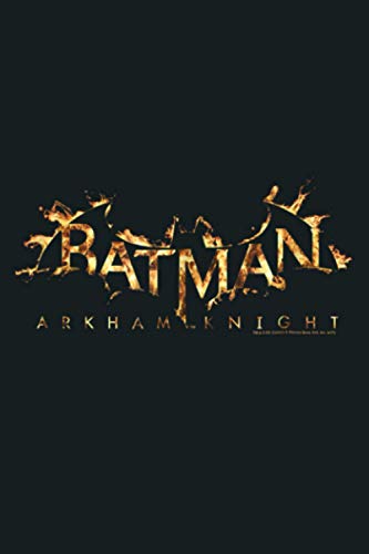 Batman Arkham Knight Flame Logo: Notebook Planner - 6x9 inch Daily Planner Journal, To Do List Notebook, Daily Organizer, 114 Pages