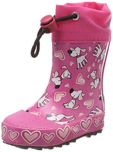 Beck Hunde, Botas de Agua Niños, Rosa (Pink 06), 27 EU