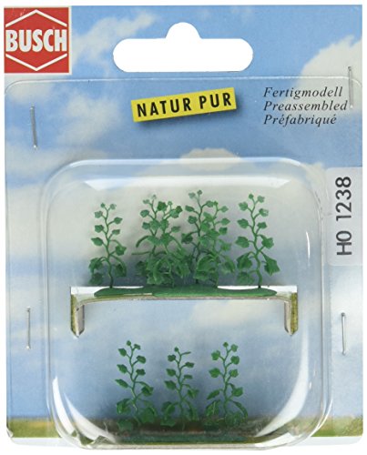 Busch 1238 - Plantas de Pepino en Miniatura (9 Piezas) - Escala 1/87 - H0 - Accesorios para dioramas y Modelos de plástico - modelismo ferroviario