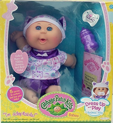 Cabbage Patch Kids Babies Dress Up & Play the Animal Way ~ Kitty Cat by Jakks