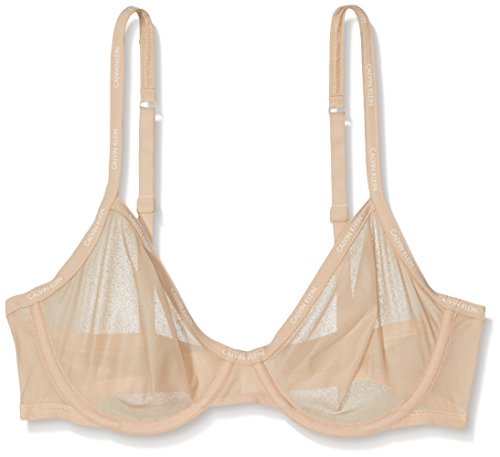 Calvin Klein Demi Unlined Sujetador, Beige (Bare 20n), 80C (Talla del fabricante: 0C36) para Mujer