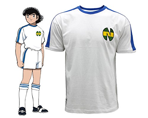 Camiseta Newteam Blanco/Azul -Oliver Atom- XL