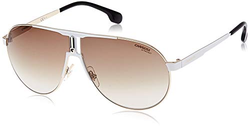 Carrera 1005/S HA B4E Gafas de sol, Blanco (WHITE GOLD/BRWN SF), 66 Unisex Adulto