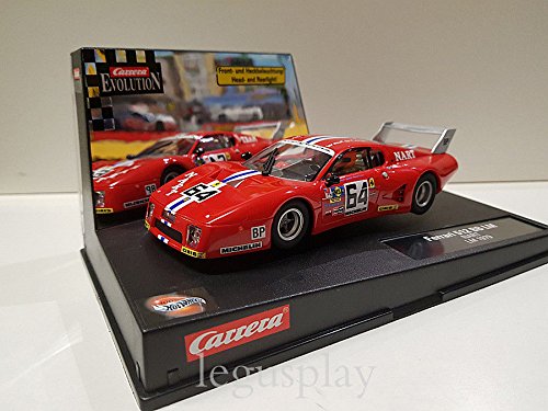 Carrera Toys Ferrari 512 BB Nart LM 1979 - Modelos de Juguetes (Rojo)