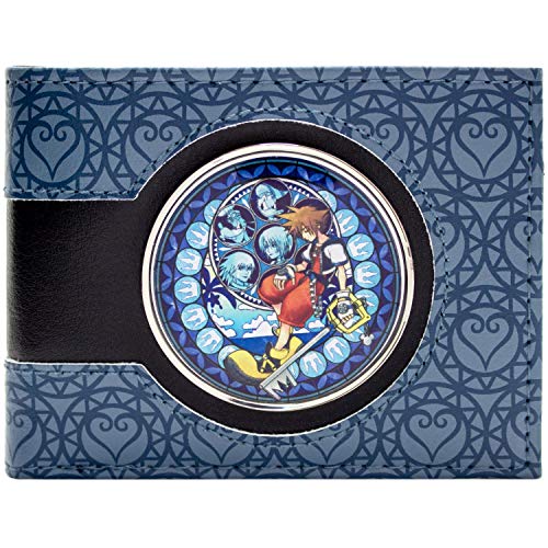 Cartera de Kingdom Hearts Sora En vidriera Negro