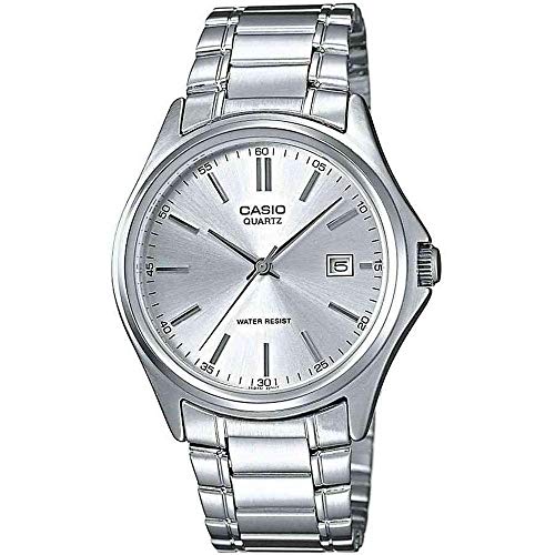 Casio Reloj Analógico para Hombre de Cuarzo con Correa en Acero Inoxidable MTP-1183PA-7AEF