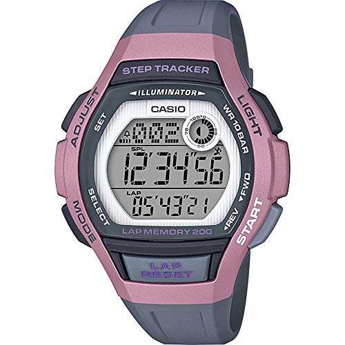 Casio Reloj Digital para Mujer de Cuarzo con Correa en Resina LWS-2000H-4AVEF