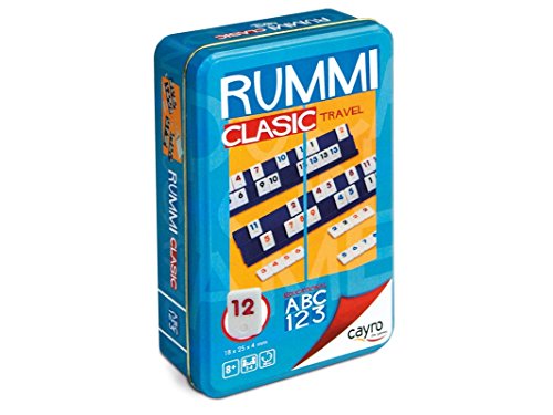 Cayro - Rummi de Viaje - Juego Tradicional - Juego de Mesa - Desarrollo de Habilidades cognitivas y lógico matemáticas - Juego de Mesa (755)