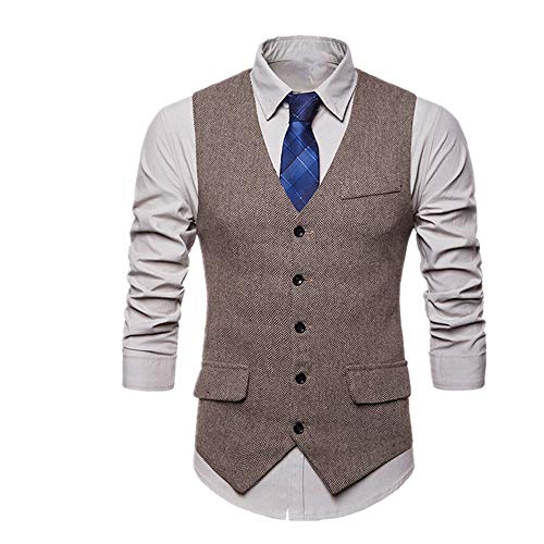 Chaqueta J para hombre Slim Fit Lana Blazer Chaleco