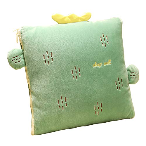 Colcha Almohada Cojín Manta del Tiro De Viaje Convertible Combo Almohada para El Avión De Coche del Hogar del Sofá Cama Decoración