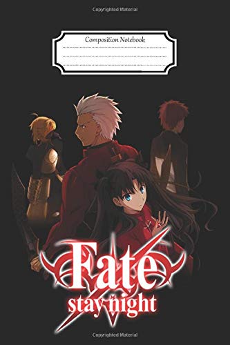 Composition Notebook:fate stay night zero grand order apocrypha Anime Manga Journal/Notebook Blank Lined Ruled 6x9 120 Pages