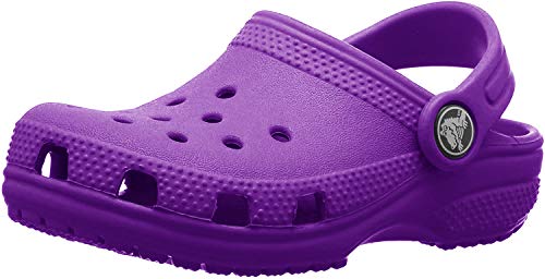 Crocs Classic Clog Kids Roomy fit Zuecos Unisex niños, Morado (Amethyst), 24/25 EU