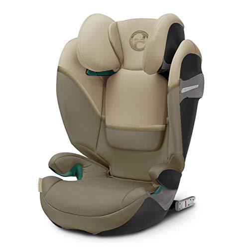 Cybex 520002535 Gold Silla de Coche para Niños Solution S-Fix, para Coches con y Sin Isofix, grupo 2/3 (15-36 Kg), Desde Los 3 Hasta Los 12 Años Aproximativamente, Classic Beige