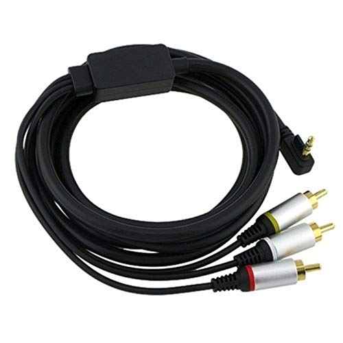 Darlington & Sohns - Cable de conexión de TV para PSP 2000 3000 Slim AV TV, cable de vídeo 3 RCA