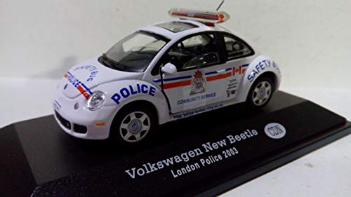 Desconocido 1/43 Coche Car POLICÍA New Beetle London POLICIA 2003