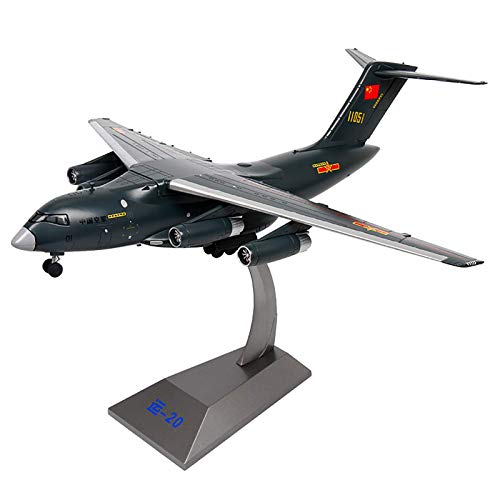 DHTOMC Avión de Modelo de avión, Modelo Militar de Combate metálico, aeronave de Transporte Xian Y 20 de 1/110, Modelo de avión Militar, for comm (decoración del Modelo de avión Xping