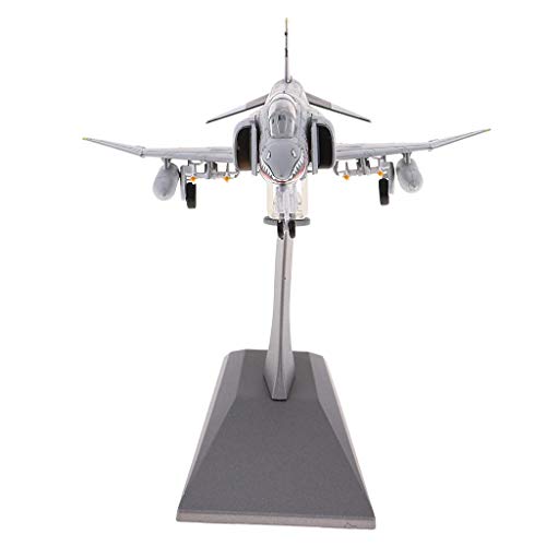 DHTOMC Avión Modelo 1/100 F-4 Phantom Fighter Plane - Diecast Combat Aircraft Toy Airplane en Stand, Premium Military Aircrafts (Avión Modelo Decoración Xping