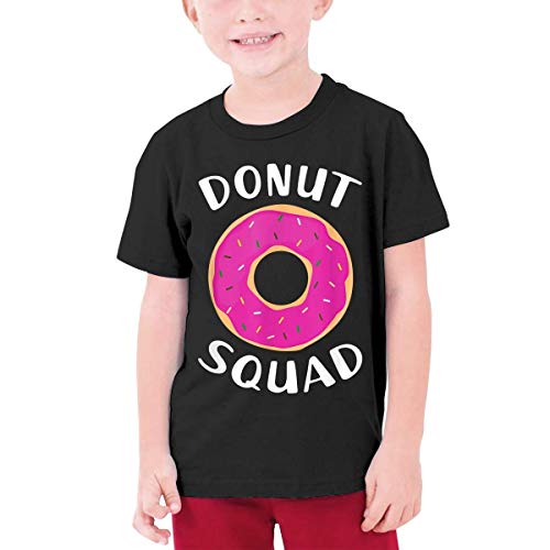 Dunkin Donuts - Camiseta de Manga Corta Informal con Estampado Transpirable para Adolescentes, niños/niñas