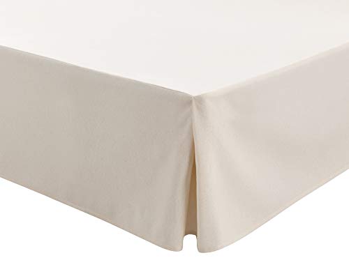 Easycosy - Cubre Canapés para Somier ATENEA Faldon para Cama 90 cm Cubrecanape - Color Crudo (90x190/200cm)