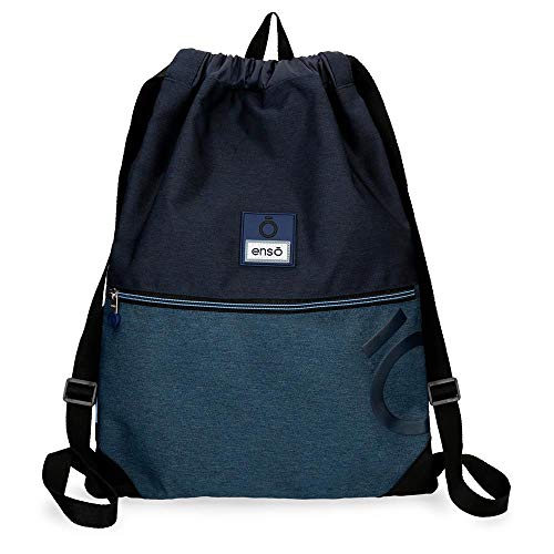 Enso Blue mochila Saco Azul 35x46 cms Poliéster