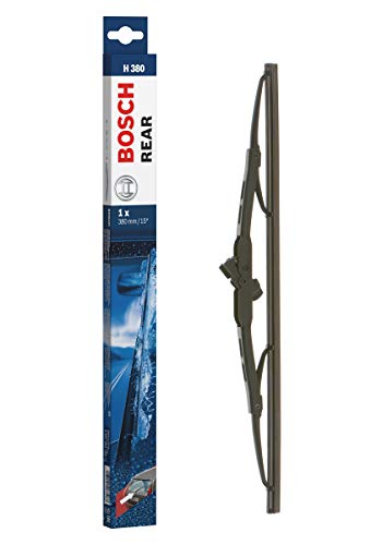 Escobilla limpiaparabrisas Bosch Rear H380, Longitud: 380mm – 1 escobilla limpiaparabrisas para la ventana trasera