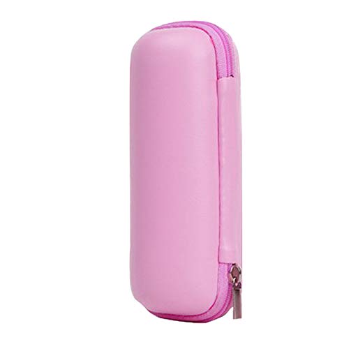 Fablcrew. Funda Bolsa para la conservación del Cargador de Datos Funda Multifuncional Rosa Rosa 14 * 5.5 * 5.5cm