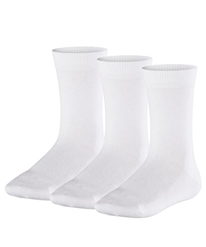 Falke Family Bundle, Calcetines para Niños, (lot de 3), blanco, 23-26