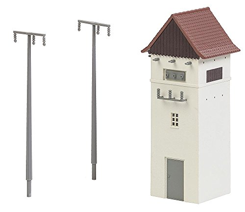 Faller FA 120241 - Trafohäuschen con Teclas de Corriente, Accesorios para maquetas de ferrocarril, maquetas