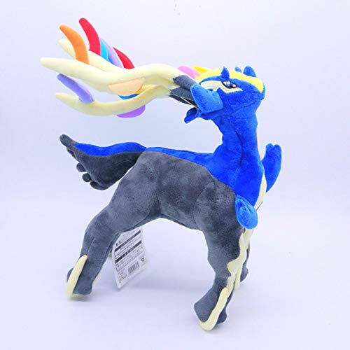 FDFSDAMAI Juguetes creativos Serie de Juegos de Anime Xy Dogz Xerneas Peluche Juguetes de Peluche Un Regalo de cumpleaños para niños 48Cm