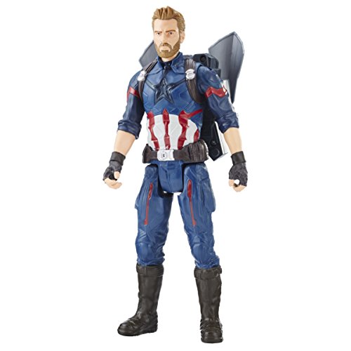 Figura de Capitán América de Avengers Marvel Infinity War Titan Hero Power FX