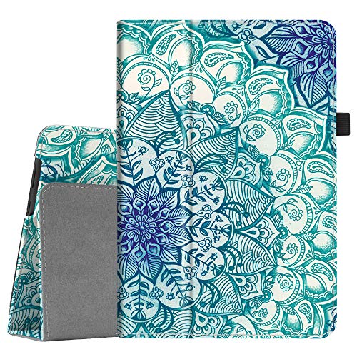 Fintie Folio Funda para Huawei MediaPad T5 10 - Slim Fit Carcasa de Cuero Sintético con Función de Soporte para Huawei MediaPad T5 10.1 Pulgadas, Esmeralda