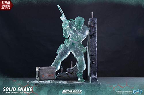 First 4 Figure Estatua Metal Gear Solid Snake 44 cm Stealth Camouflage Signature Edition #1