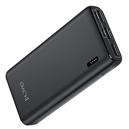 GACHI Batería Externa 26800mAh, 4 Indicadores LED Powerbank Ultra Alta Capacidad Cargador Portátil Móvil con 3 Puertos USB para iPhone Samsung Huawei tabletas y más