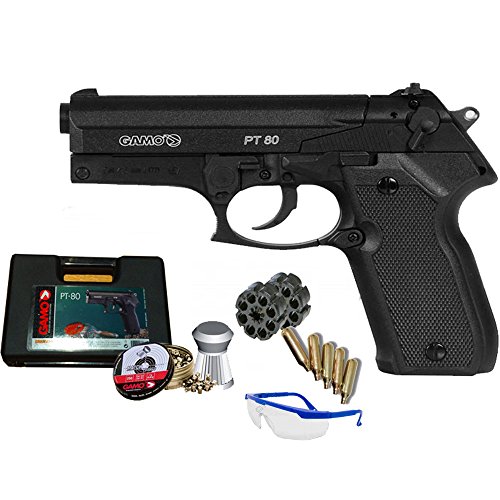 Gamo Pack Pistola PT 80 - Arma de Aire comprimido CO2 <3,5 Julios