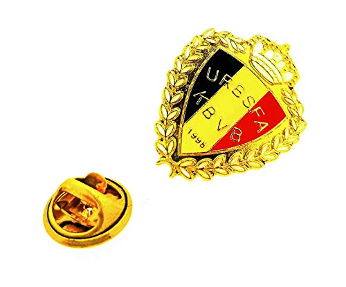 Gemelolandia | Pin de solapa Escudo Selección de Fútbol de Bélgica 25x20mm | Pines Originales y Baratos Para Regalar | Para las Camisas, la Ropa o para tu Mochila | Detalles Divertidos