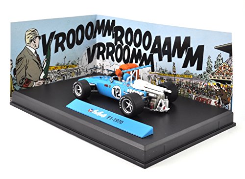 Générique Michel Vaillant Le Mans F1-1970 - 1/43 IXO Car + Figurine + Decor V7