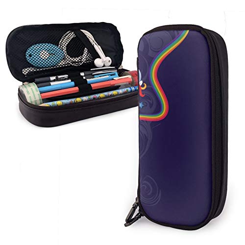 GgDupp Rainbow Brite And Starlite Memories - Estuche de piel sintética de gran capacidad