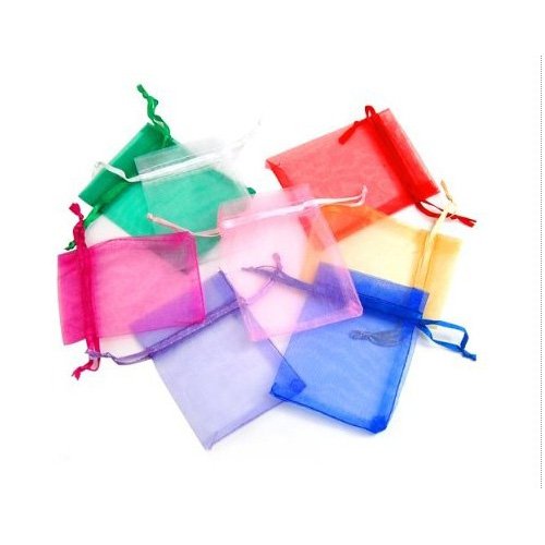 Gleader 100 x Bolsas de Organza para Boda 7CM * 9CM