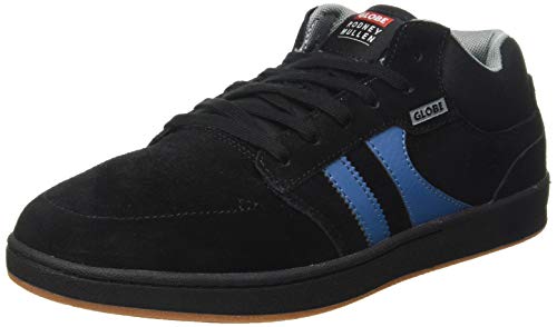 Globe Octave Mid RM, Zapatilla de Skate Unisex Adulto, Negro/Gris/Azul, 42 EU