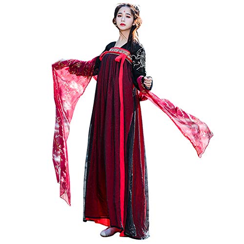 Gtagain Ropa Mujer Traje Tang - Chino Tradicional Vestidos Hada Hanfu Traje Largo Antiguo Princesa Actuación Cosplay Retro