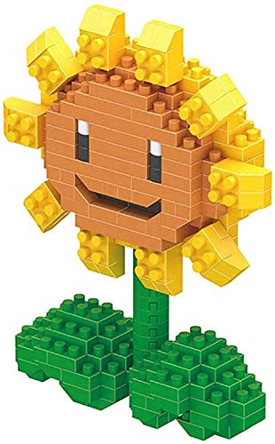 Haojie 3D Puzzle Nano Building Blocks Mini Puzzle Building Blocks Plantas contra Zombies Montaje con nanoblocks Juguetes para niños,6