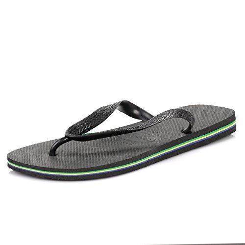 Havaianas Brasil, Chanclas Unisex Adulto, Negro (Black 0090), 35-36 EU