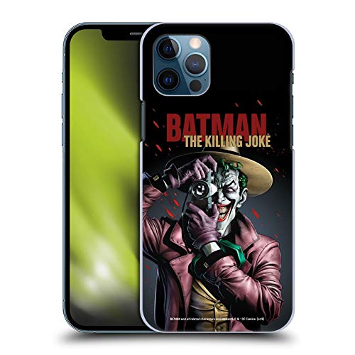 Head Case Designs Oficial Batman DC Comics Joker La Broma de Matar Fundas de cómics Famosas Carcasa rígida Compatible con Apple iPhone 12 / iPhone 12 Pro