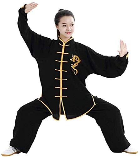 HLZY Uniformes Tradicionales Chinos de Tai Chi Kung Fu Unisex Tai Chi Ropa Tai Chi entrenando Ropa para Tai Chi Practice Taekwondo Entrenamiento Kung Fu Wing Chun (Size : Small)