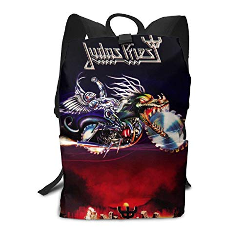 Homebe Mochila Unisex, Mochilas y Bolsas, Judas Painkiller Priest School College Bookbag for Girls Boys Fashion Travel Back Pack