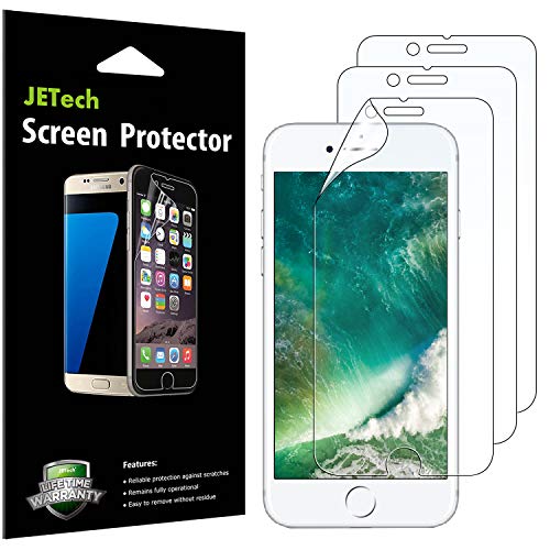 JETech Protector de Pantalla para iPhone SE 2020, iPhone 8 y iPhone 7, PET, 3 Unidades
